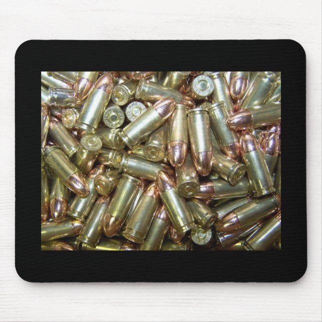 Mousepad munição da munição de 9mm (Frente)