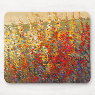 Mousepad Mural do Jardim Brilhante de Primavera Wildflower