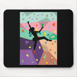 Mousepad Muro Subindo Em Escalas De Rocha Esportes De Ação 