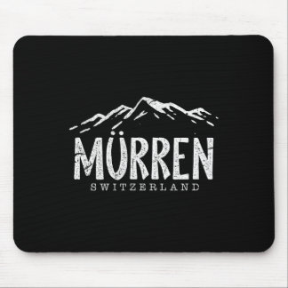 Mousepad Murren Suíça Montanhas Esquiador Suíço Esqui Di
