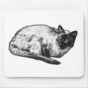 Mousepad Musa em meio-tom, mesa festiva
