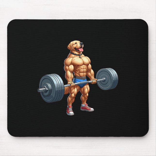 Mousepad Músculo Labrador Cachorro Cachorro Elevador de Gir (Frente)