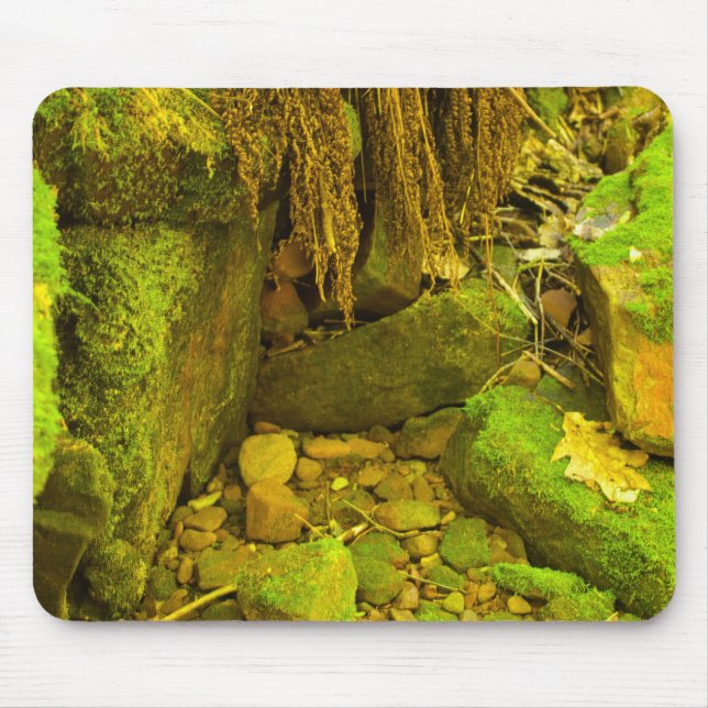 Mousepad Musgo e Pedra – Cachoeira Húngara, Península Super (Frente)