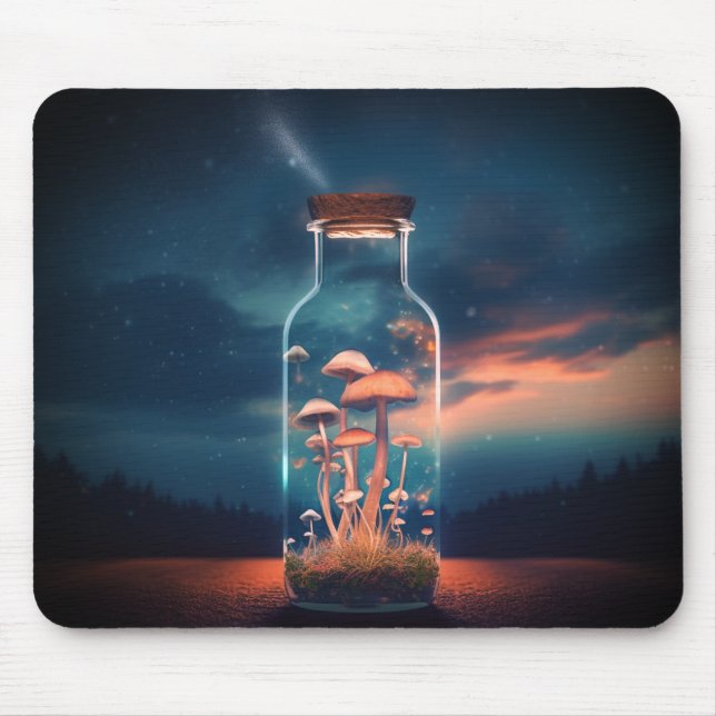 Mousepad Mushroom Art (Frente)