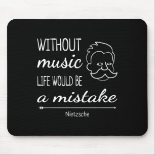 Mousepad Music Friedrich Nietzsche