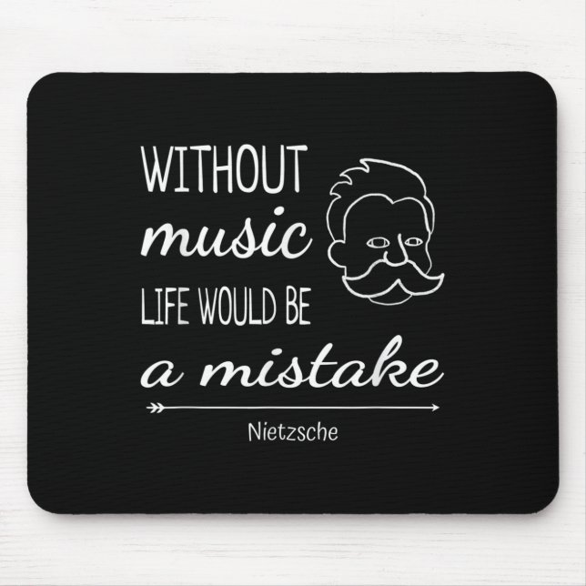 Mousepad Music Friedrich Nietzsche (Frente)