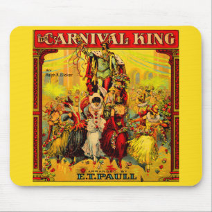 Mousepad música de cerco de 1915 O Rei do Carnaval