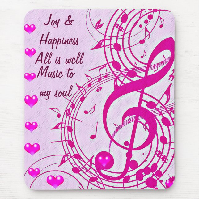 Mousepad Música do amor_ (Frente)