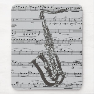 Mousepad Música do saxofone
