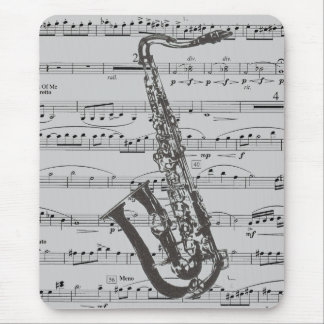 Mousepad Música do saxofone
