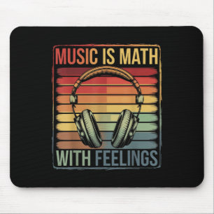 Mousepad Música É Matemática Com Sentimentos