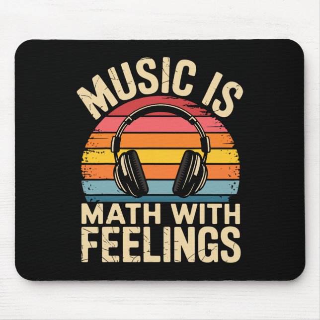 Mousepad Música É Matemática Com Sentimentos Professor De M (Frente)