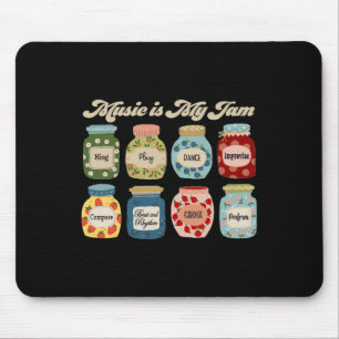 Mousepad Música É Minha Paixão Volta às Aulas Professor de