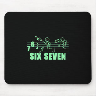 Mousepad Música engraçada 67 Meme de música gíria Seis Sete