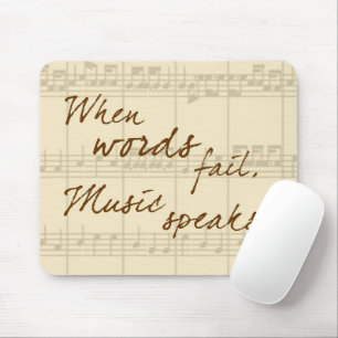 Mousepad Música Fala