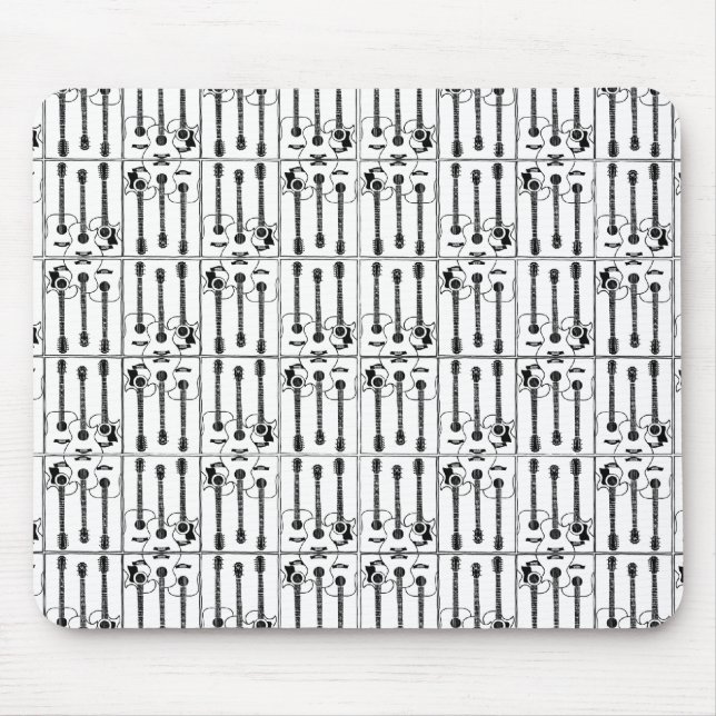 Mousepad música, guitarras (Frente)