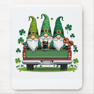 Mousepad Música irlandesa Leprechaun Shamrock