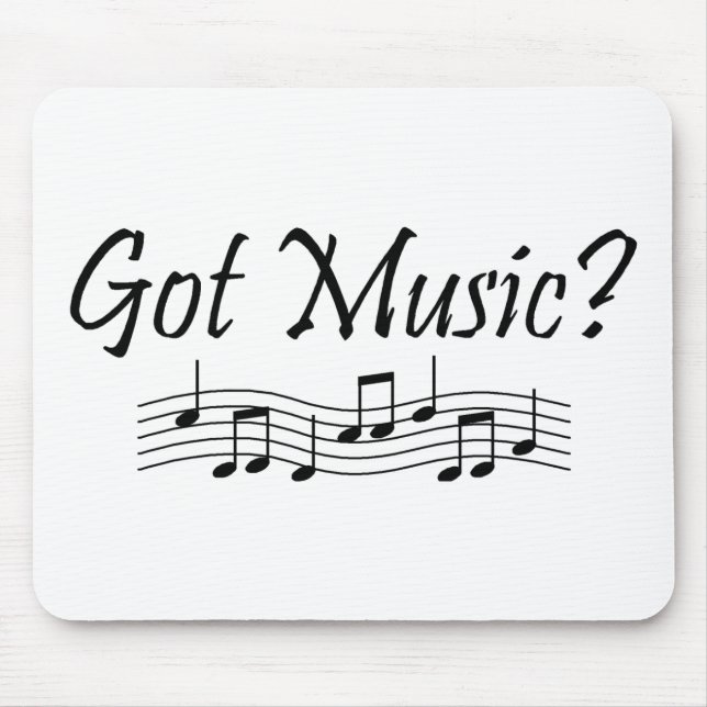 Mousepad Música obtida? (Notas 1) (Frente)