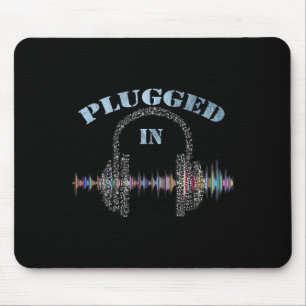 Mousepad Música Oferece Batimentos Cardíacos Citação Gráfic
