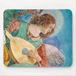 Mousepad Musical angel playing guitar