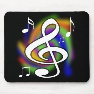 Mousepad musical colorido
