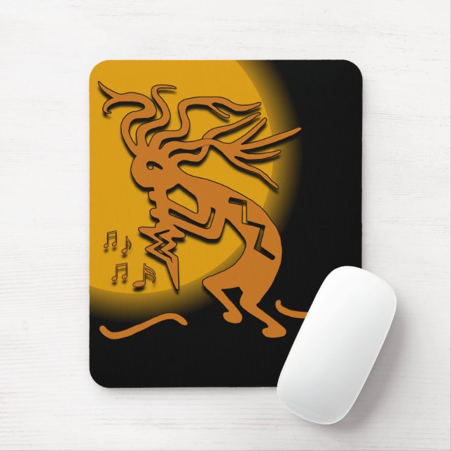Mousepad Musico Kokopelli (Com mouse)