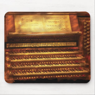 Mousepad Músico - organista - o órgão de tubulação