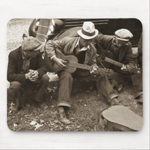 Mousepad Músicos da rua, Maynardville, Tennessee, 1935