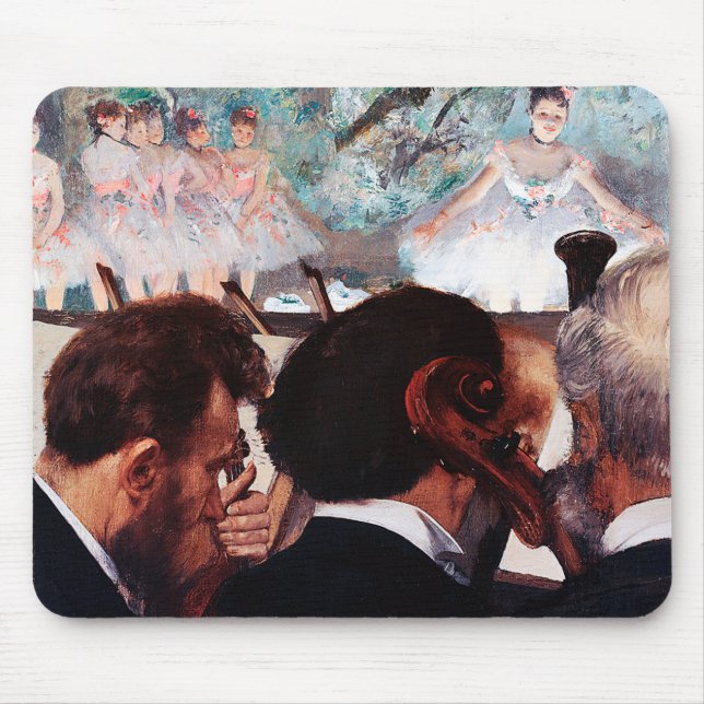 Mousepad Músicos de orquestra, Edgar Degas (Frente)