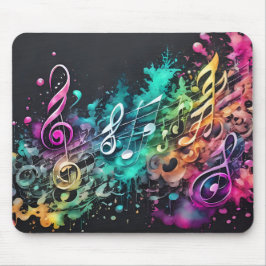 Mousepad musique graffiti