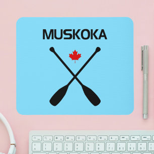 Mousepad Muskoka Canada cruzou o remo dos remos