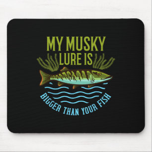 Mousepad Musky Fisheries Gift Muskie Lure Muskellunge