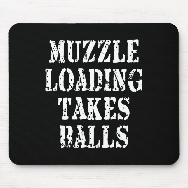 Mousepad Muzzleloading Black Powder Hunter Funny Hunter Sh (Frente)
