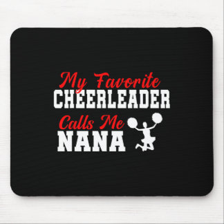 Mousepad My Favorite Cheerleader Calls Me Nana Funny Nana 