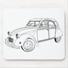 Mousepad My loved car: Citroën 2 CV