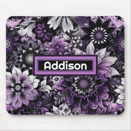 Mousepad Mystical Purple Blooms