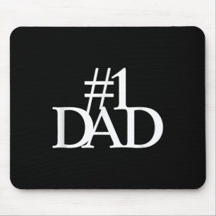 Mousepad Nº 1 do Pai Um Pai Legista Citando Gráfico