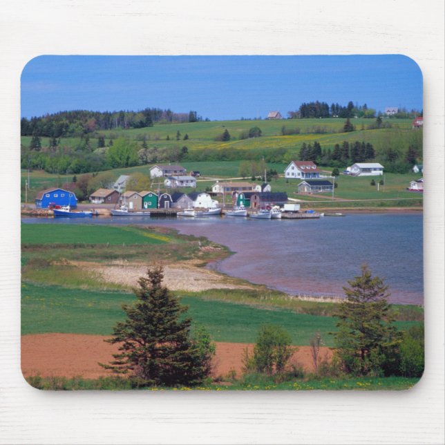 Mousepad N.A. Canadá, Ilha do Príncipe Eduardo. Barcos estã (Frente)