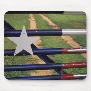 Mousepad N.A., EUA, Texas, lago Buchanan, bandeira de Texas