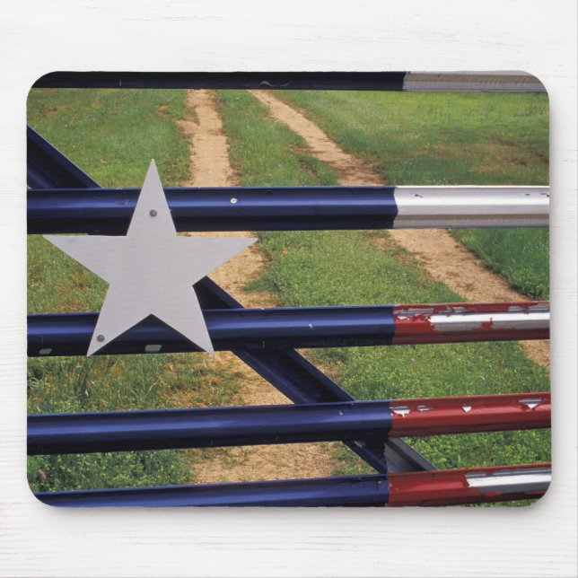 Mousepad N.A., EUA, Texas, Lago Buchanan, bandeira do Texas (Frente)