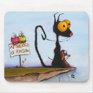 Mousepad Na borda da razão