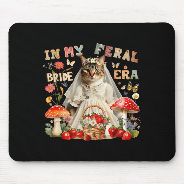 Mousepad na Era da Noiva Feral Festa de Despedida de Soltei (Frente)