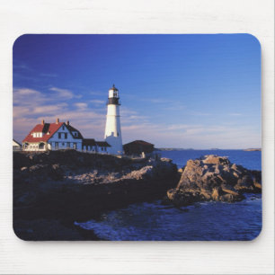 Mousepad NA, EUA, Maine. Farol de Portland Head.