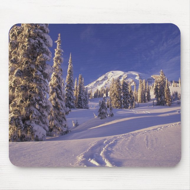 Mousepad NA, EUA, Washington, Mt. Rainier NP, Neve profunda (Frente)