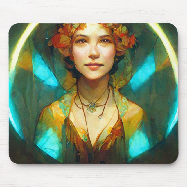 Mousepad Na Light Art Nouveau Fantasy (Frente)