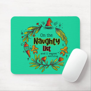 Mousepad Na Lista Dos Malditos E Não Lamento Nada