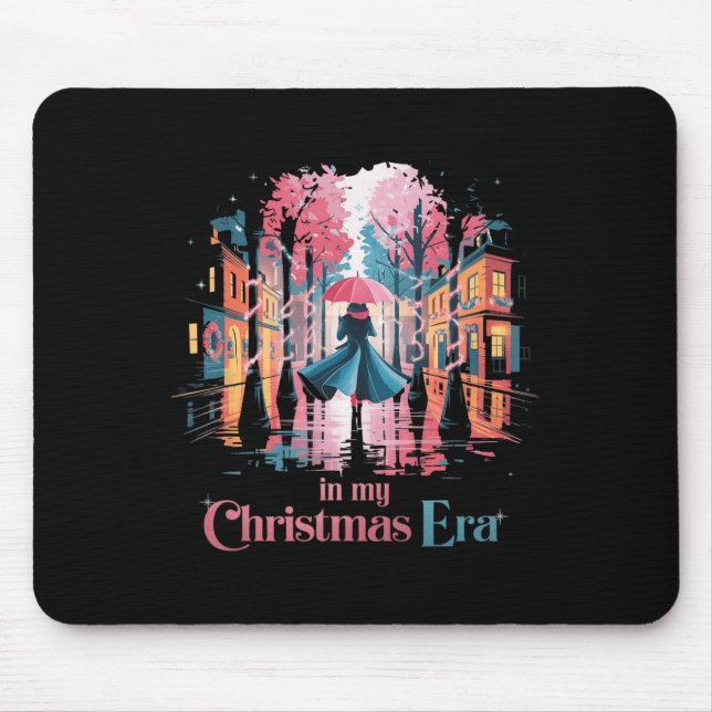 Mousepad Na minha época de Natal, Festa de Amor. (Frente)