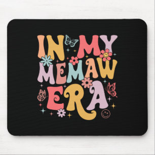 Mousepad Na Minha Época Memaw, Borboleta Retrorna Groovy Di