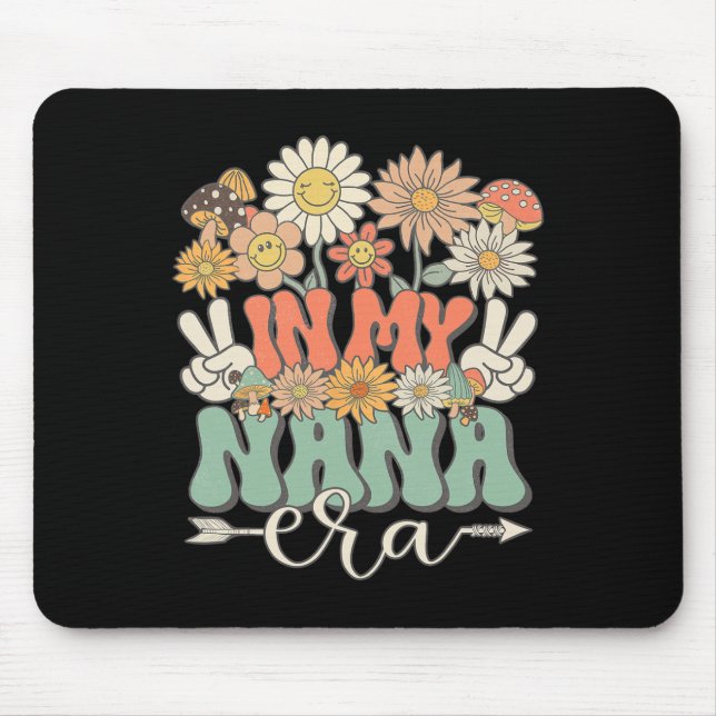 Mousepad Na Minha Época Nana, Correspondência De Hippie Flo (Frente)