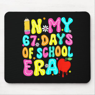 Mousepad Na Minha Era De 67 Dias De Escola Crianças Seis Se